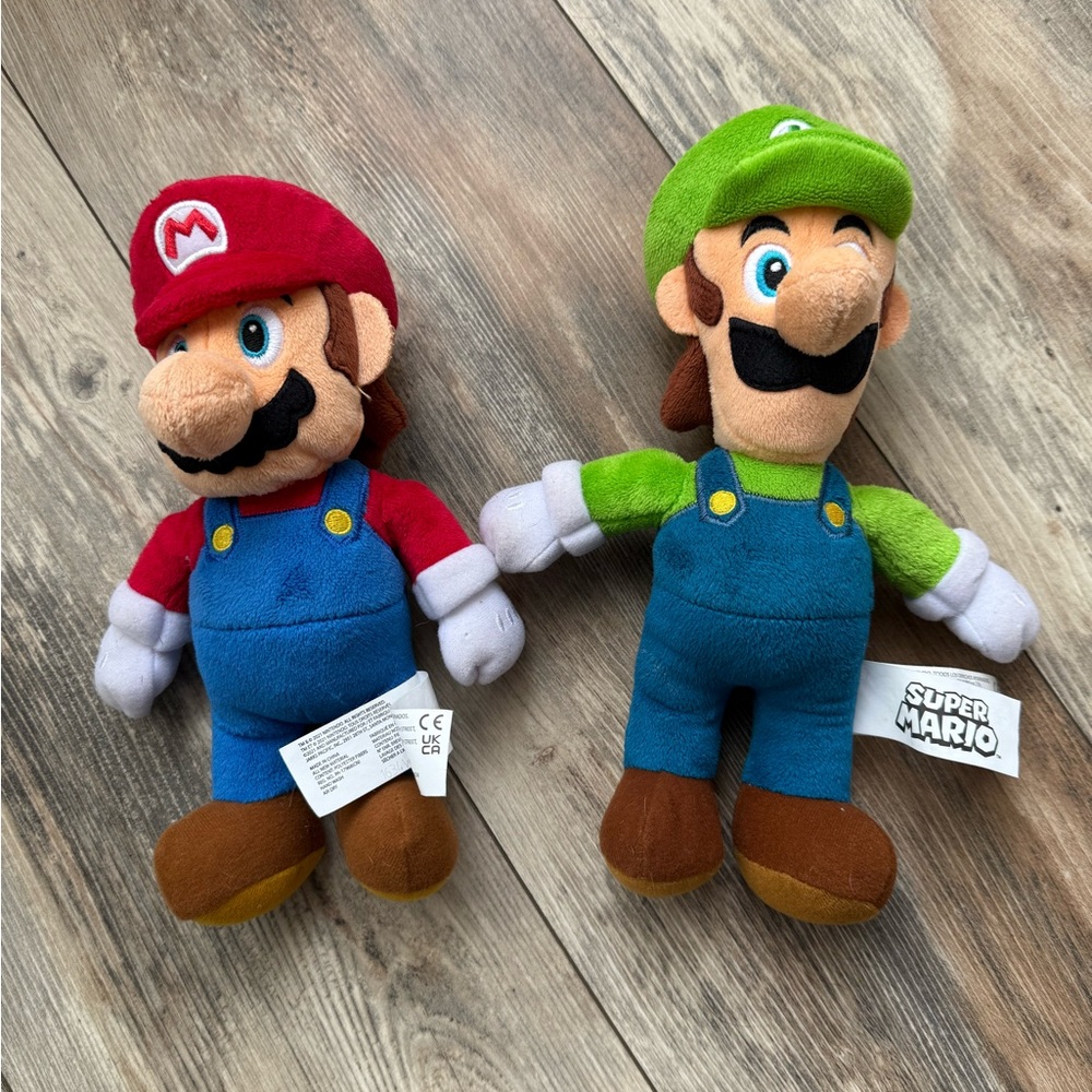 Nintendo Mario and Luigi Plush Toys 9 inch